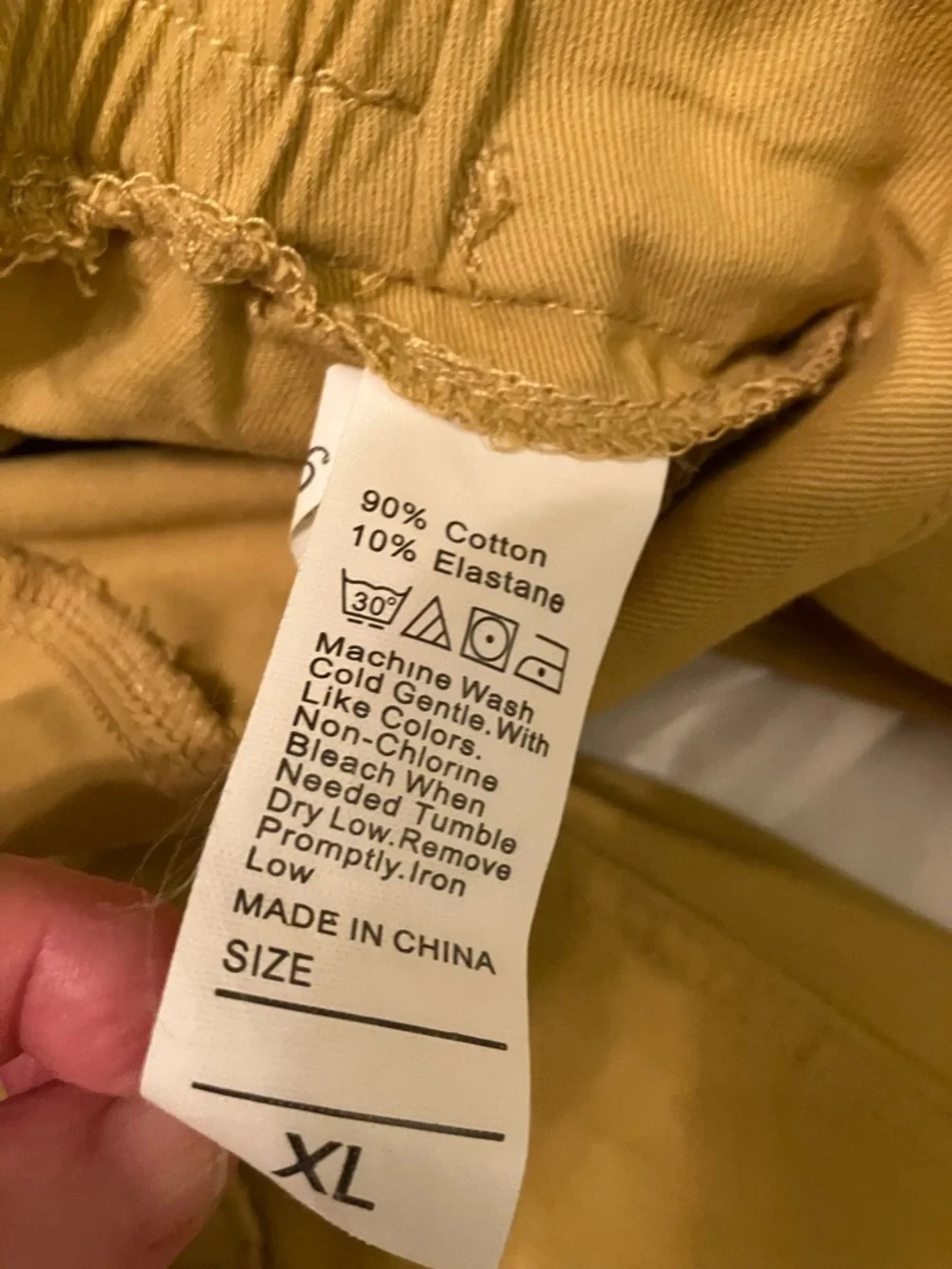Wide Leg High Waisted Pants in Mustard Yellow, XL, NIB - Picture 10 of 11